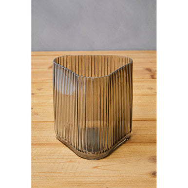 Benka Large Grey Glass Vase