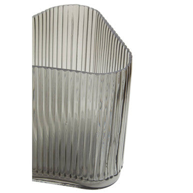 Benka Large Grey Glass Vase