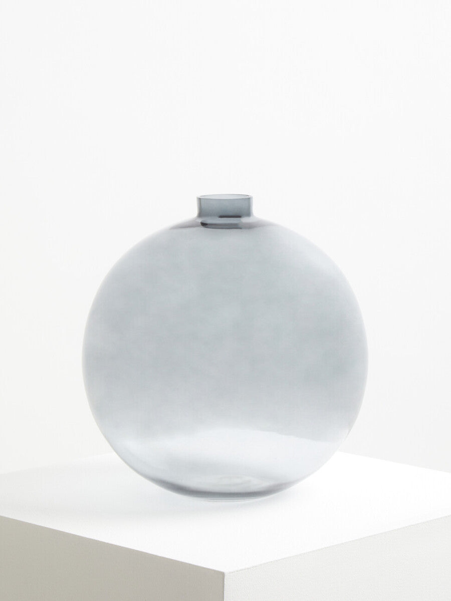 Bree Grey Glass Vase