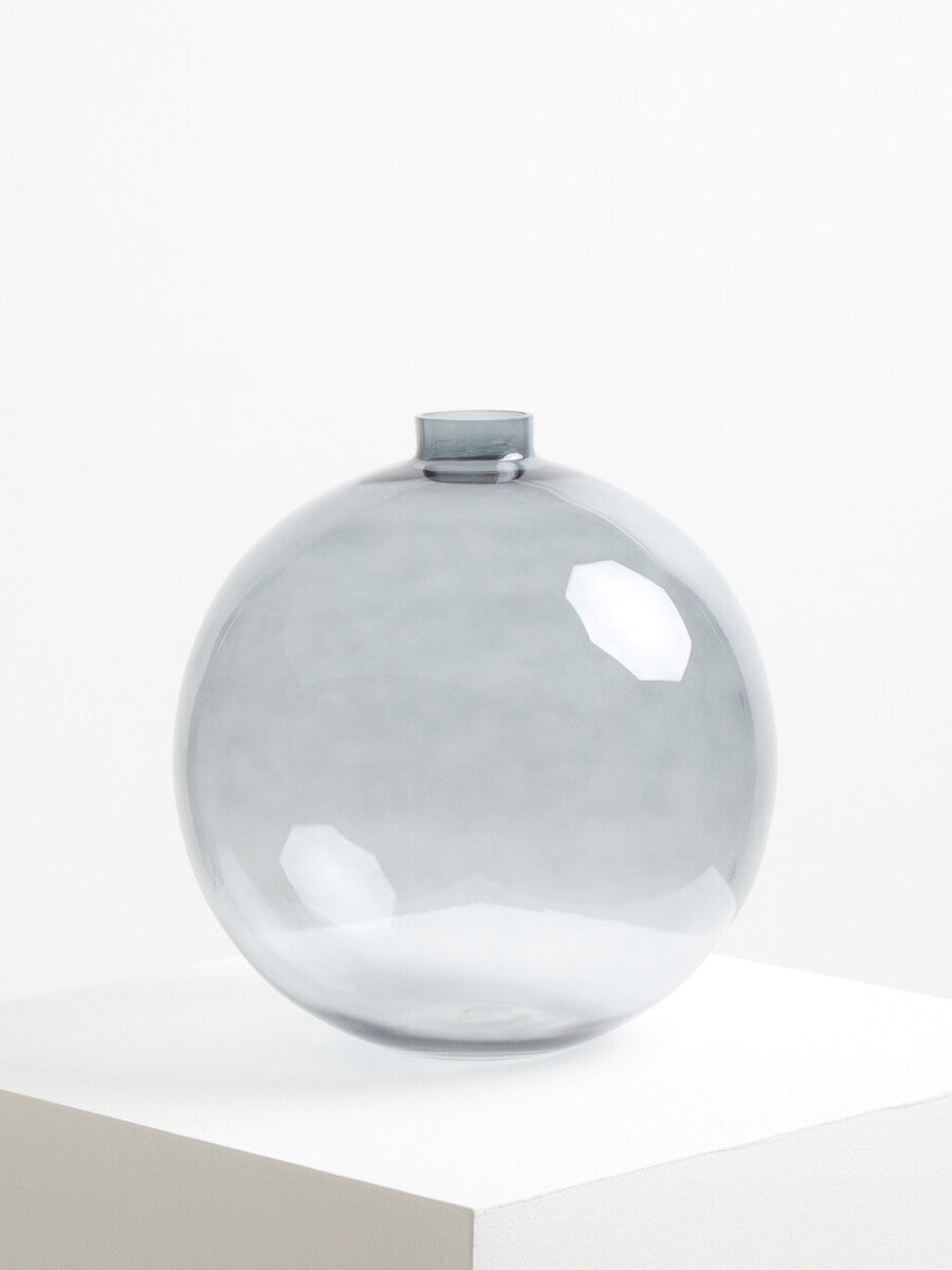 Bree Grey Glass Vase
