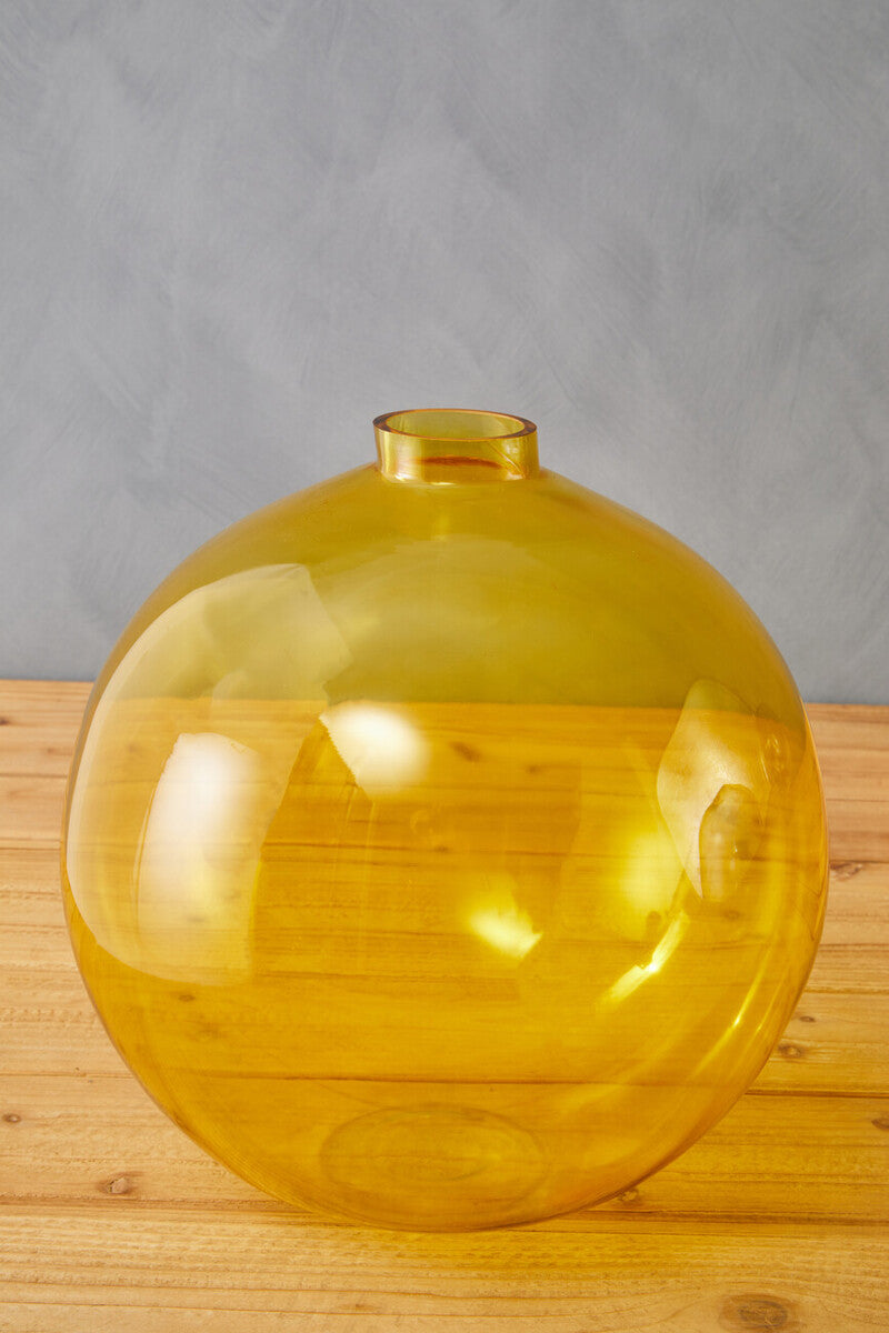 Bree Yellow Glass Vase