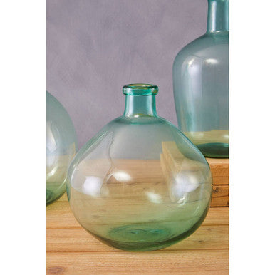 Bexley Blue Recycled Glass Vase