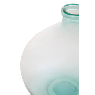 Bexley Blue Recycled Glass Vase - Image 9