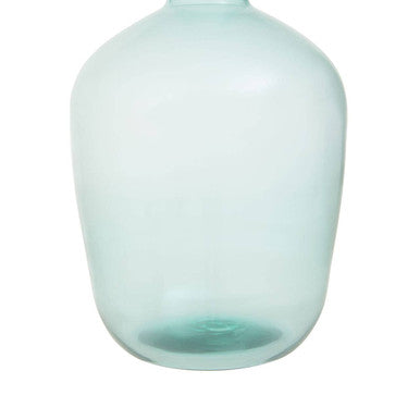 Bexley Blue Small Bottle Neck Recycled Glass Vase - Image 10