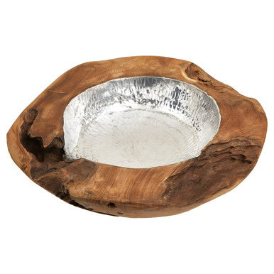 Seraya Teak Wood Bowl