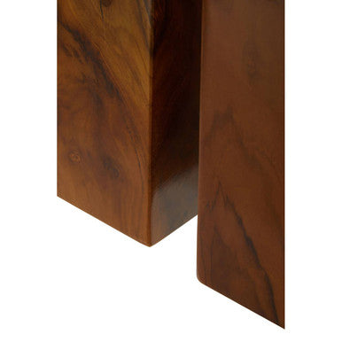 Sakra Set Of 2 Teak Wood Bookends