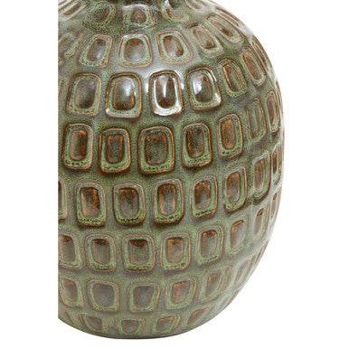 Yana Small Green Textured Ceramic Vase