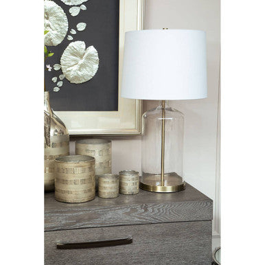 Briella Small Glass Candle Holder - Image 4