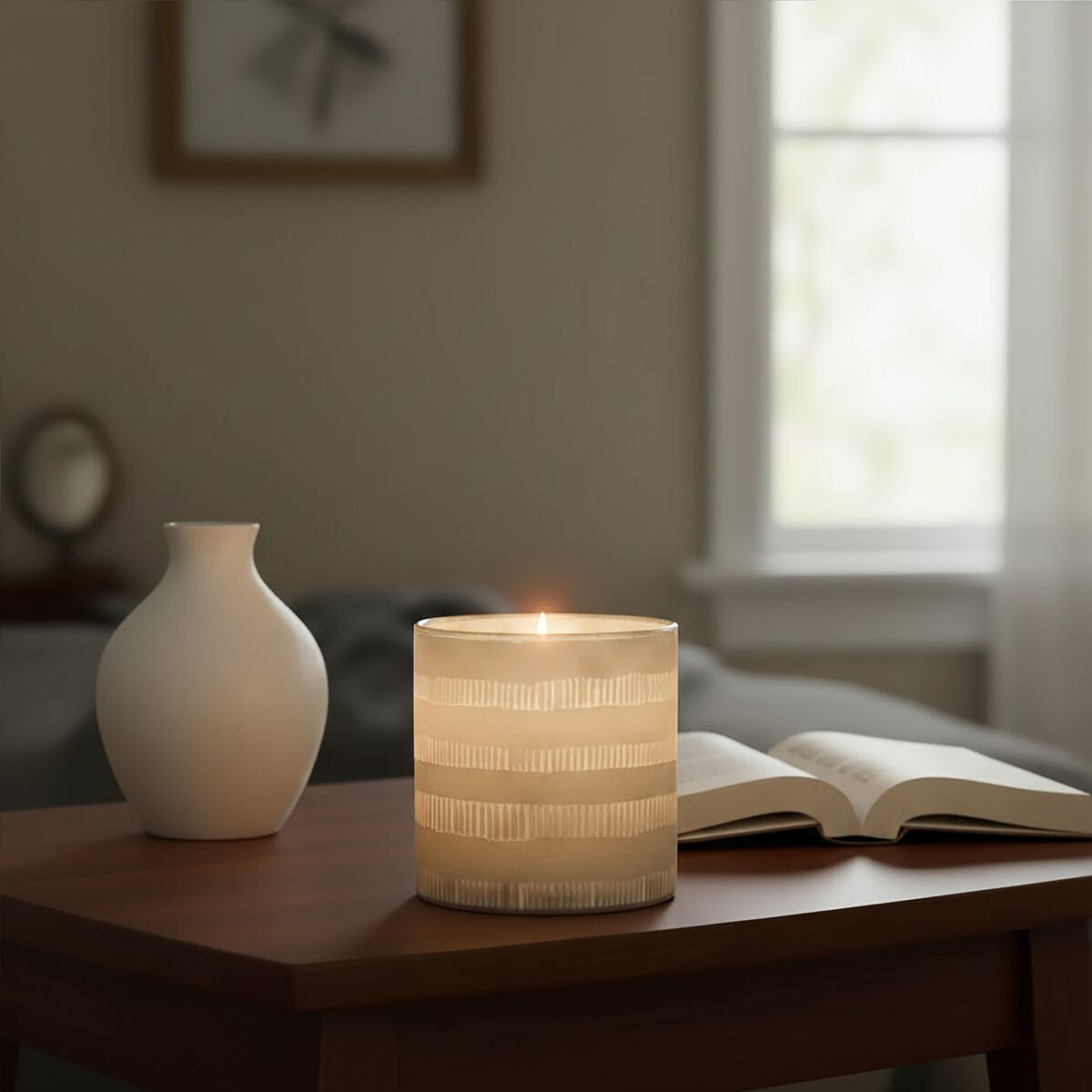 Briella Small Glass Candle Holder - Image 2