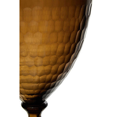 Cortina Small Honeycomb Glass Candle Holder