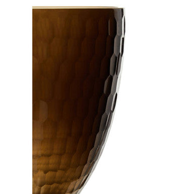 Cortina Medium Honeycomb Glass Candle Holder