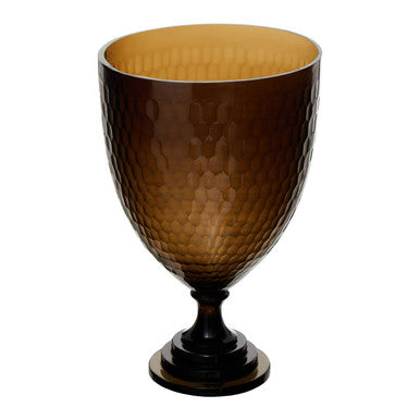 Cortina Large Honeycomb Glass Candle Holder - Image 7