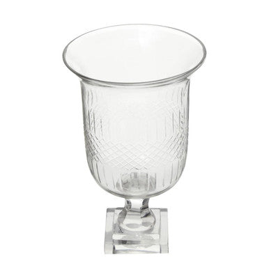Cortina Small Diamond Cut Candle Holder