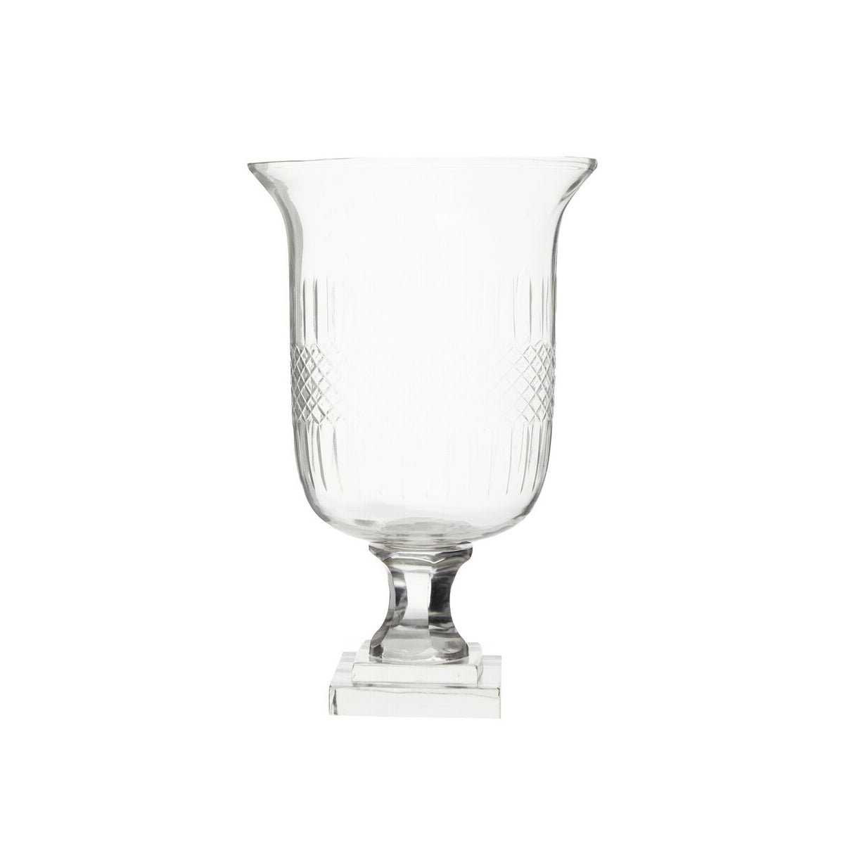 Cortina Small Diamond Cut Candle Holder