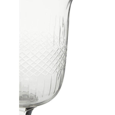 Cortina Small Diamond Cut Candle Holder
