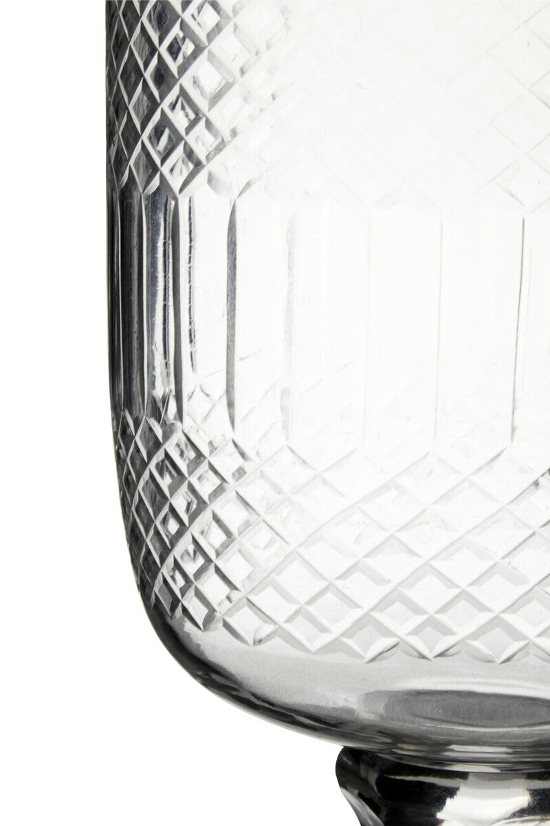 Cortina Medium Diamond Cut Candle Holder