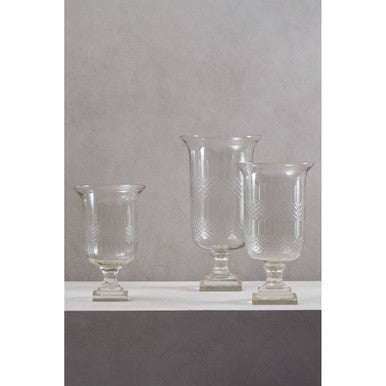 Cortina Large Diamond Cut Candle Holder