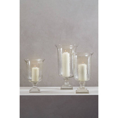 Cortina Large Diamond Cut Candle Holder