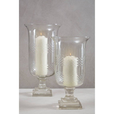 Cortina Large Diamond Cut Candle Holder