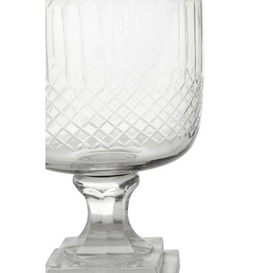Cortina Large Diamond Cut Candle Holder