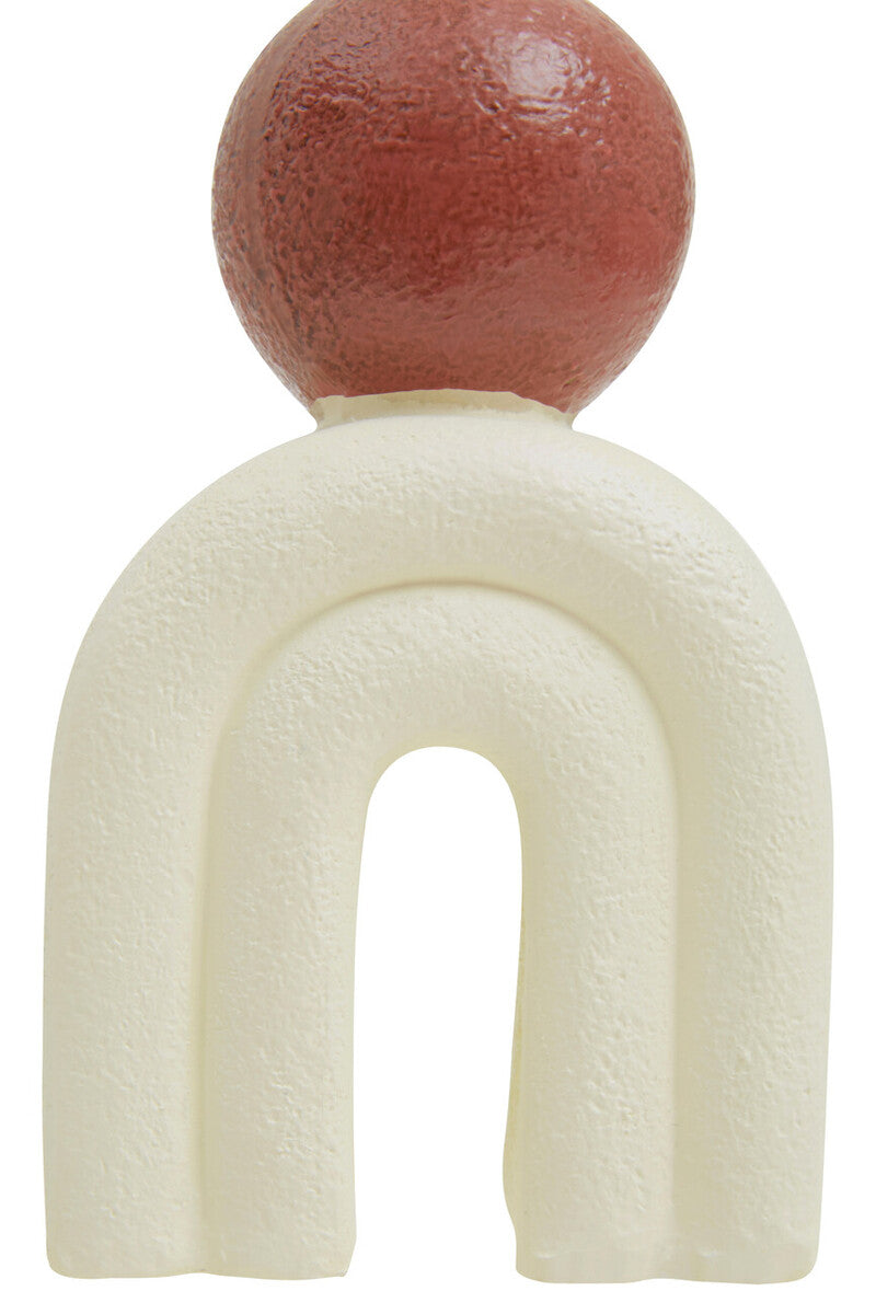 Utica Candle Holder With Cream Base