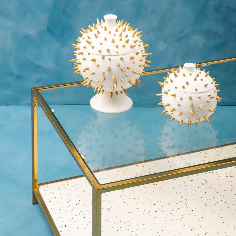 Picos White and Gold Spikes Small Box - Image 2