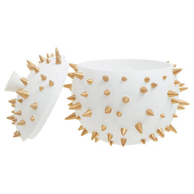 Picos White and Gold Spikes Small Box - Image 6