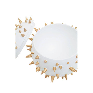 Picos White and Gold Spikes Small Box - Image 8