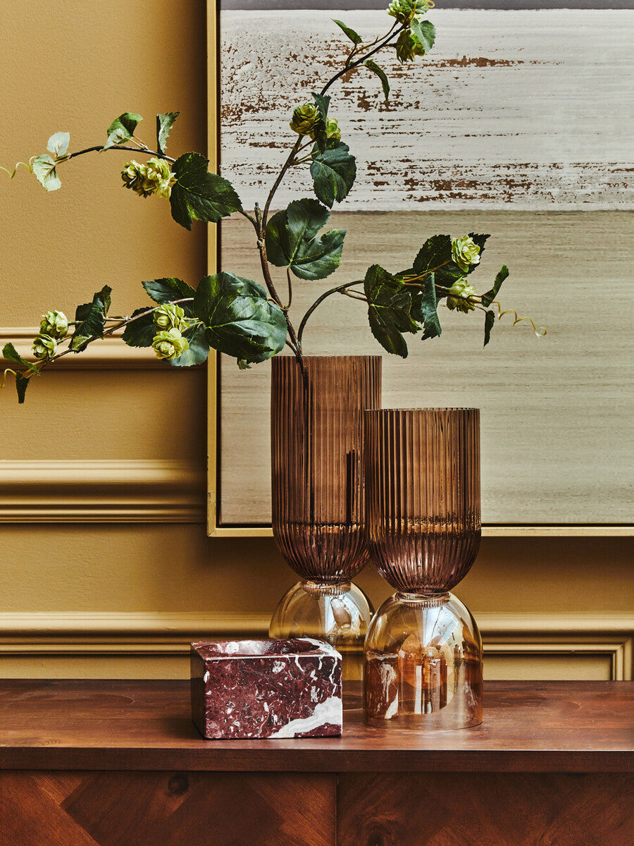 Esma Small Two Tone Glass Vase