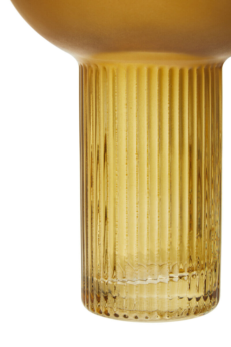 Esma Small Ochre Glass Vase