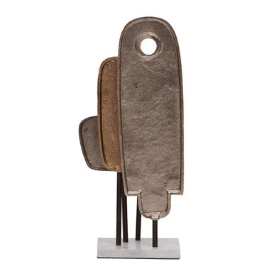 Simbolo Small Assorted Colour Metal Sculpture On Marble Base - Image 7