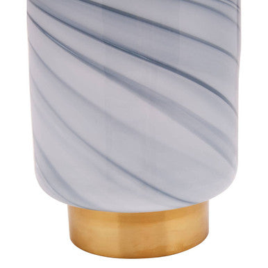 Cleo Small Grey Vase