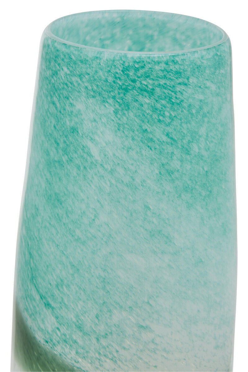 Celia Large Green And White Vase