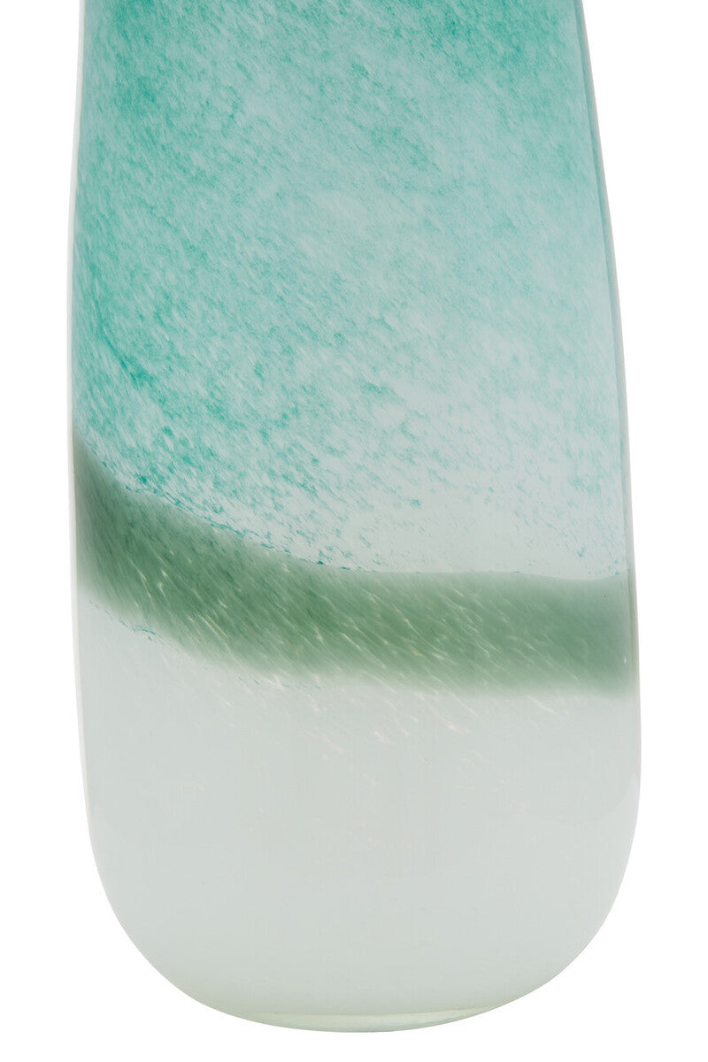 Celia Large Green And White Vase
