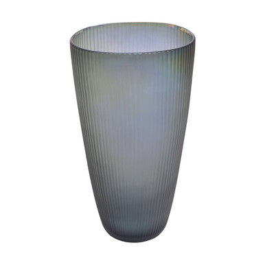 Hessa Large Grey Glass Vase