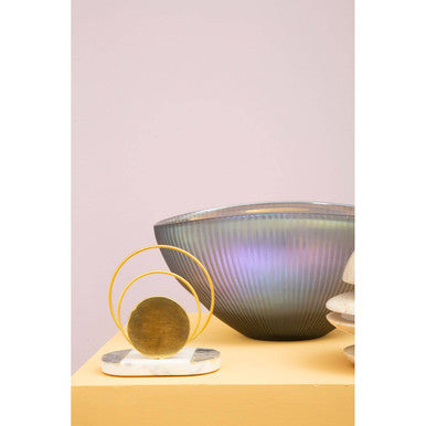 Hessa Grey Glass Bowl