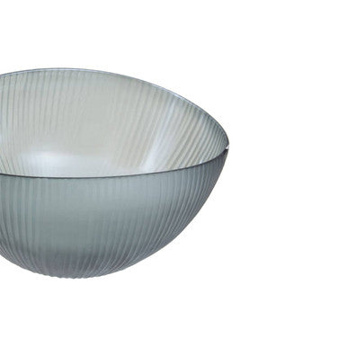 Hessa Grey Glass Bowl