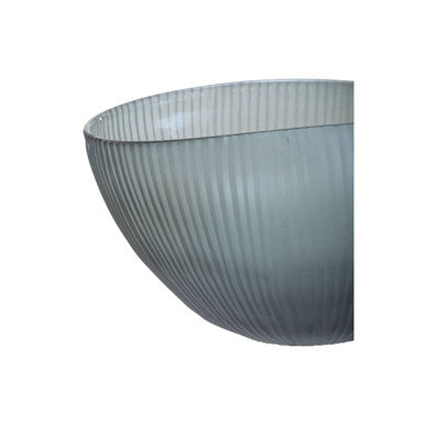 Hessa Grey Glass Bowl