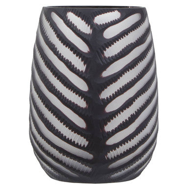 Hessa Large Chevron Cut Vase - Image 2