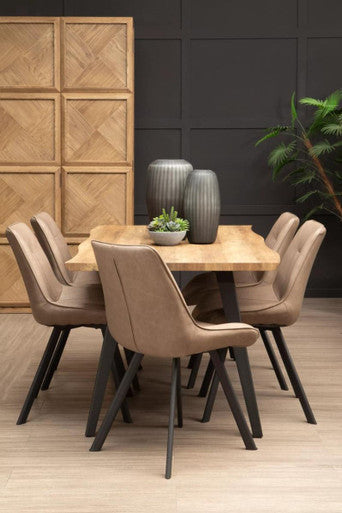 Hessa Large Dark Grey Glass Vase