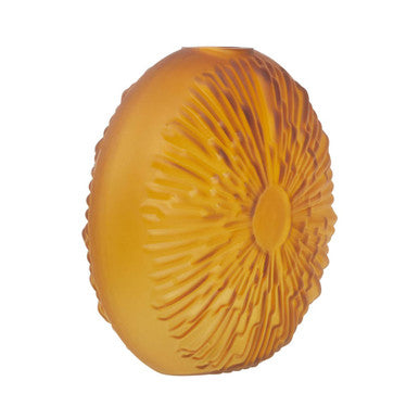 Hadia Amber Glass Vase