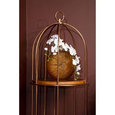 Hadia Amber Glass Vase