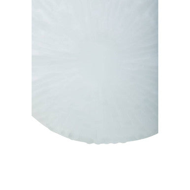 Hadia Matte White Glass Vase