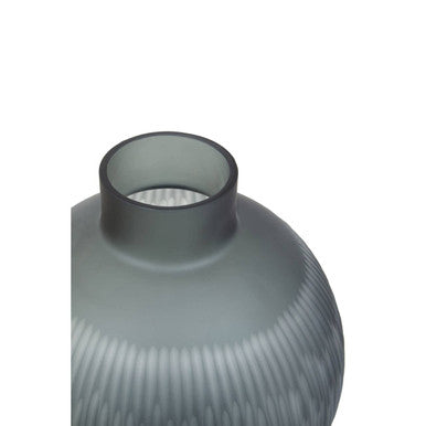 Hessa Large Carved Glass Vase - Image 6