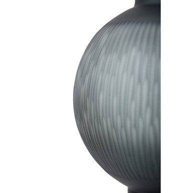 Hessa Large Carved Glass Vase - Image 7