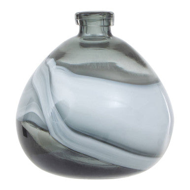 Halla Small Grey Bottle Vase