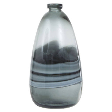 Halla Large Grey Bottle Vase - Image 2