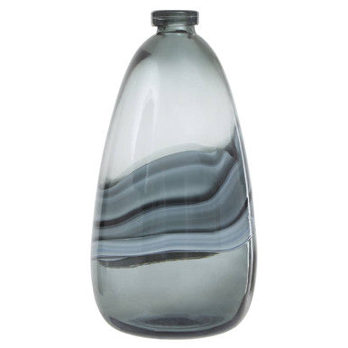 Halla Large Grey Bottle Vase - Image 4