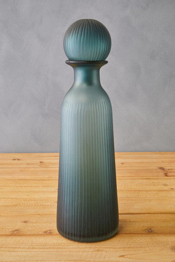 Hira Large Blue Bottle Vase - Image 4