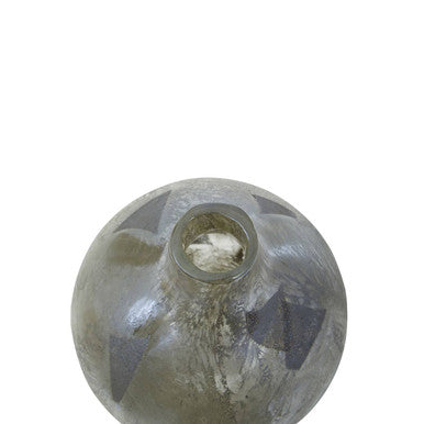 Herbie Small Metallic Effect Bottle Vase